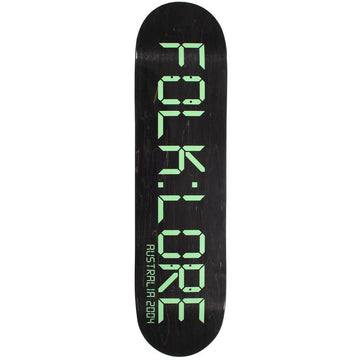 Folklore - Clock Green 8.125 Skateboard Deck.