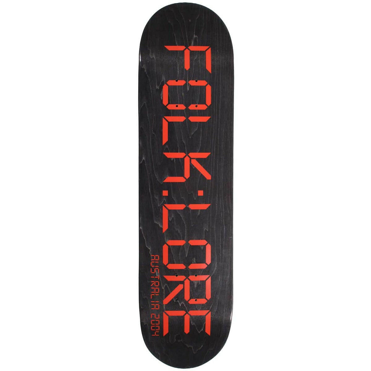 Folklore - Clock Red 8.5 Skateboard Deck.