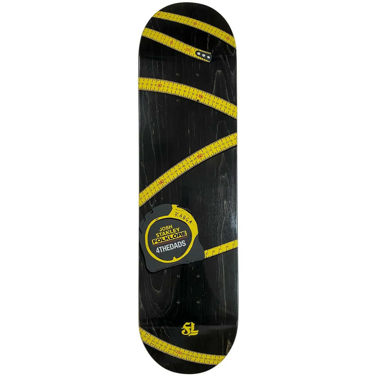 Folklore - Josh Stanley Ranga Black 8.0 Skateboard Deck.