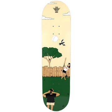 Folklore Six & Out Fibre Tech Lite Cream Skateboard Deck