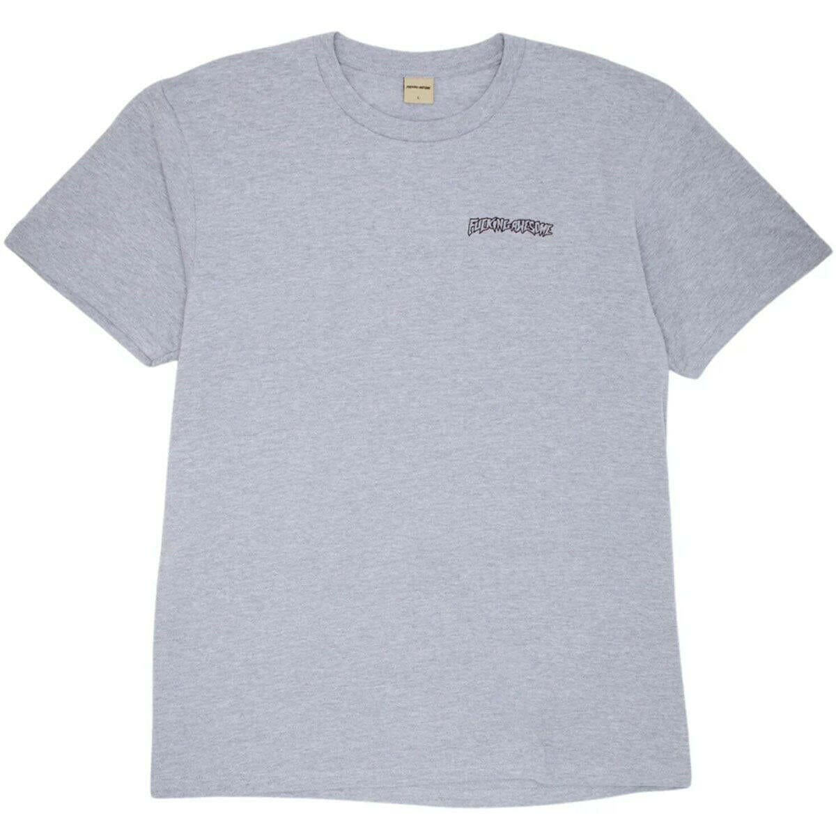 Fucking Awesome - A Broken System Tee Heather Grey.