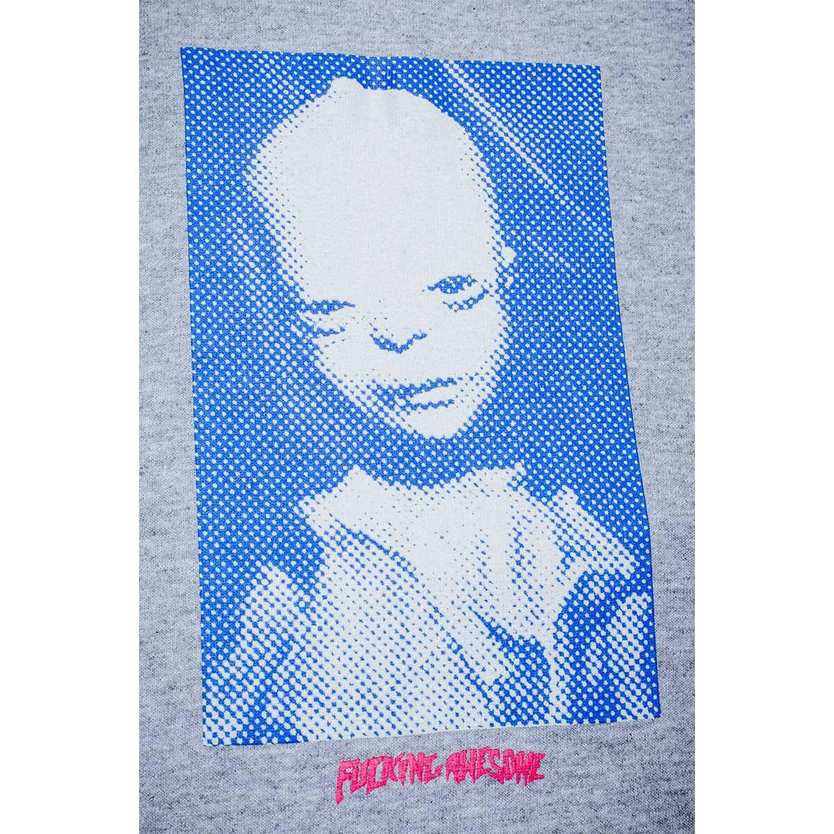 Fucking Awesome - Damaged L/S Tee Heather Grey.