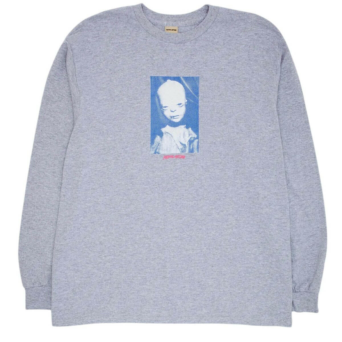Fucking Awesome - Damaged L/S Tee Heather Grey.