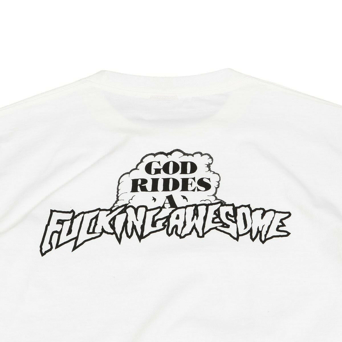 Fucking Awesome - God Rides FA Tee White.