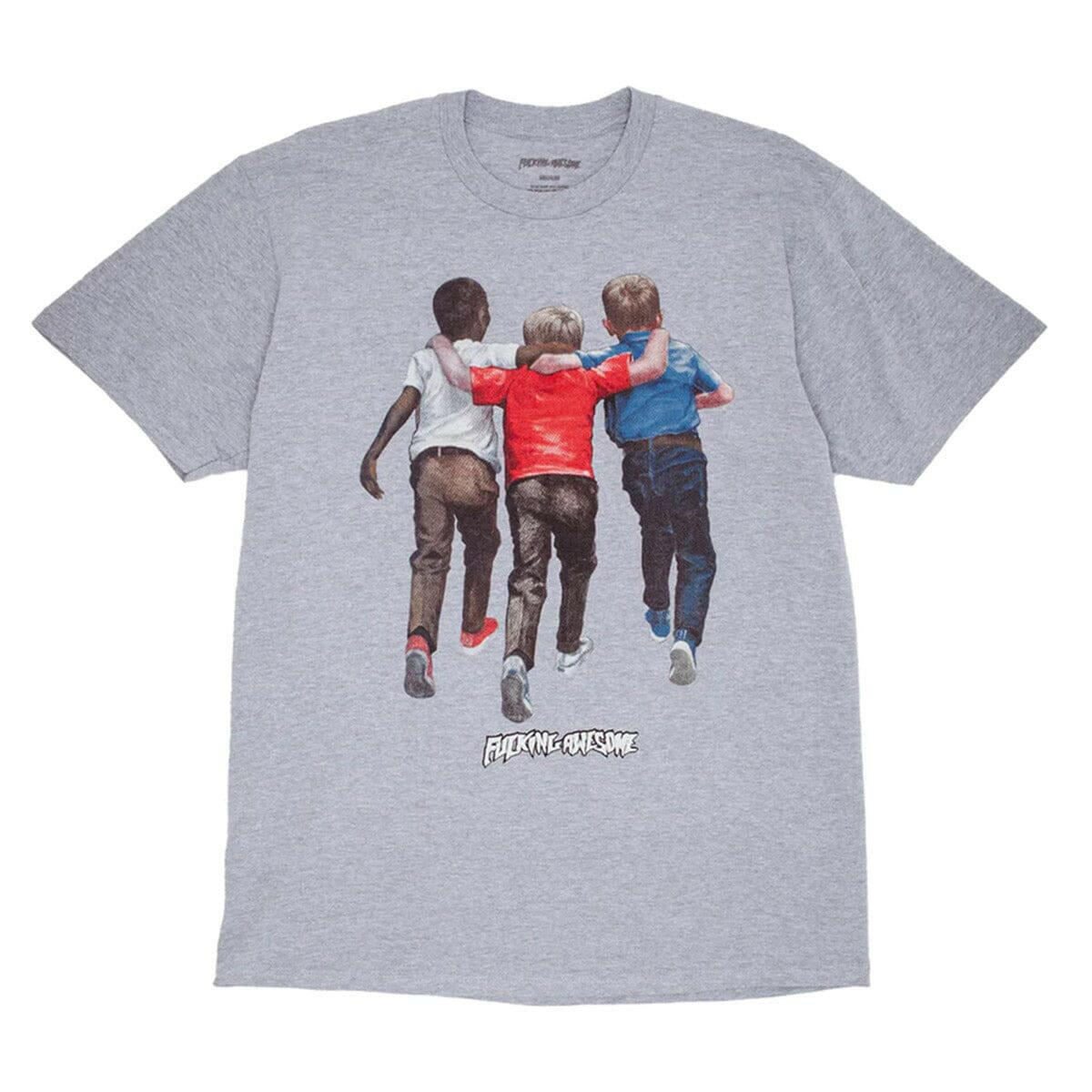 Fucking Awesome - Kids Are Alright Tee Heather Grey.