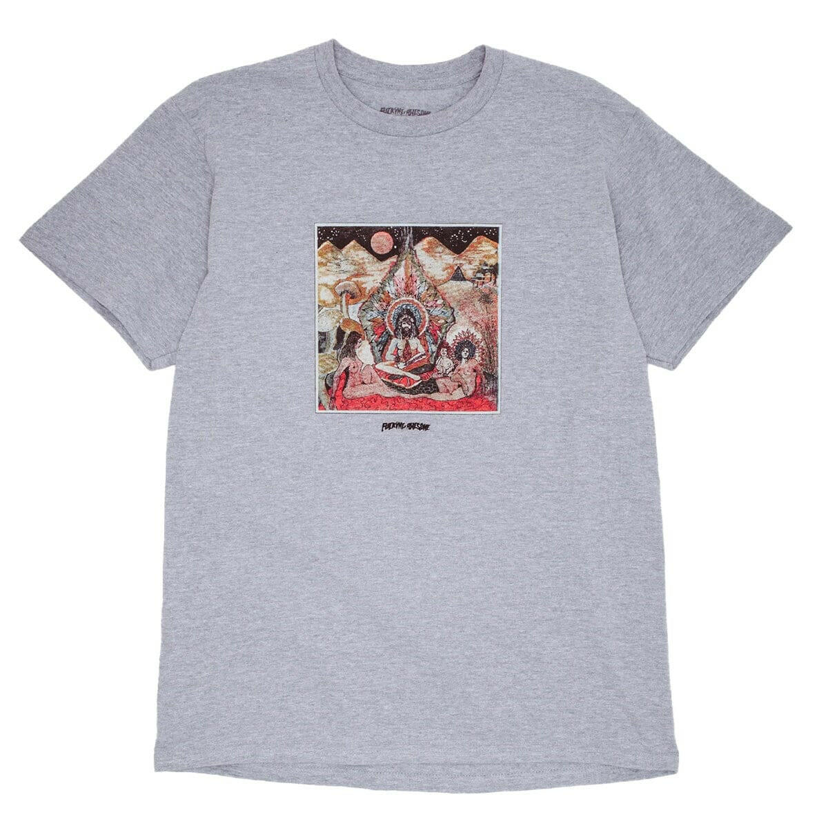 Fucking Awesome - Moon Birth Tee Grey.