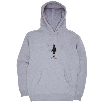 Fucking Awesome - Reaper Girl Hoodie Heather Grey.