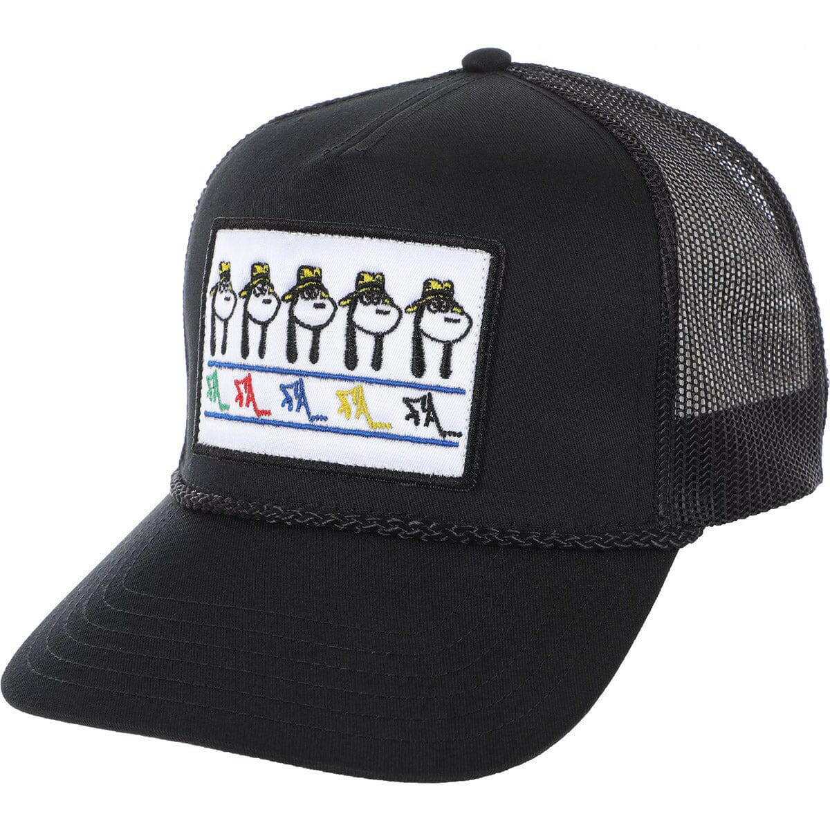 Fucking Awesome - Spike Repeat Trucker Black.