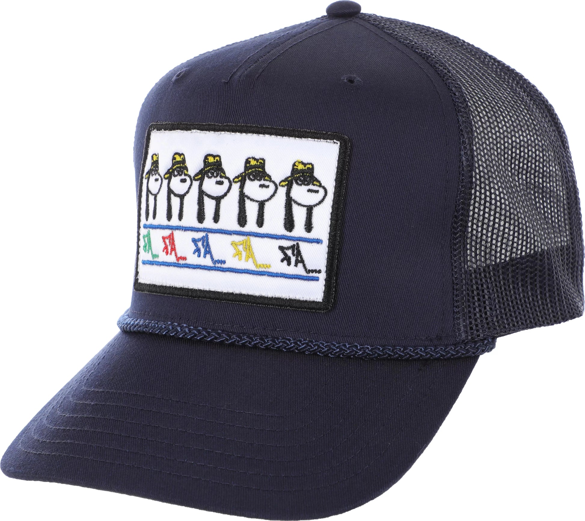 Fucking Awesome - Spike Repeat Trucker Navy.