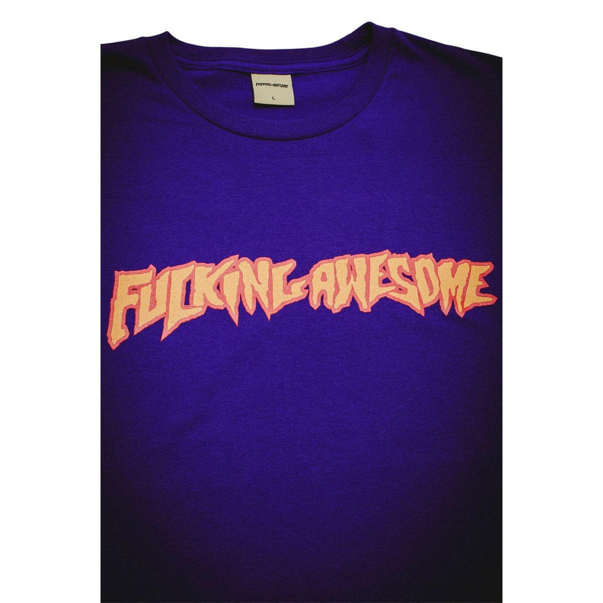 Fucking Awesome - Stamp Logo Tee Purple.