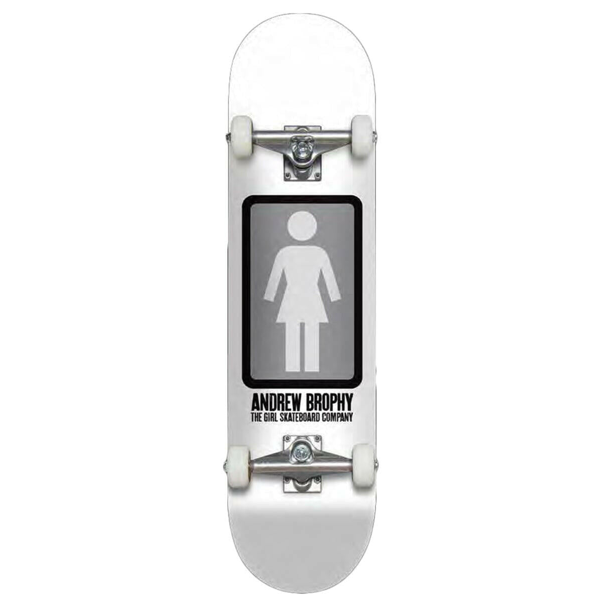 Girl - Andrew Brophy Black White 7.875 Complete Skateboard.