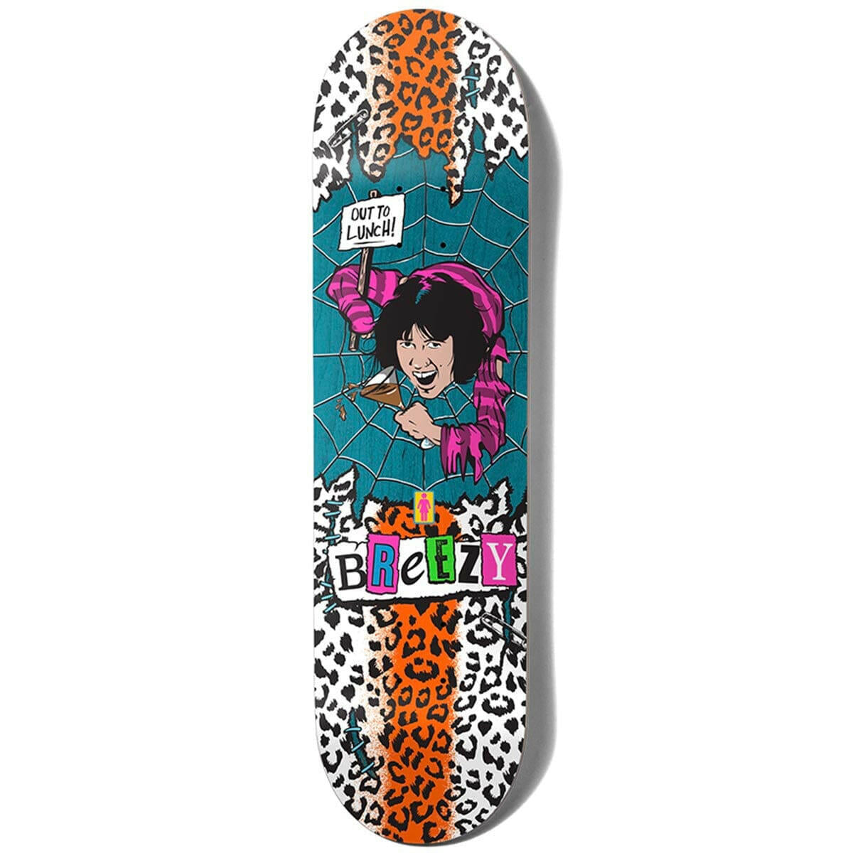 Girl - Breana Geering Out To Lunch 8.0 Skateboard Deck.