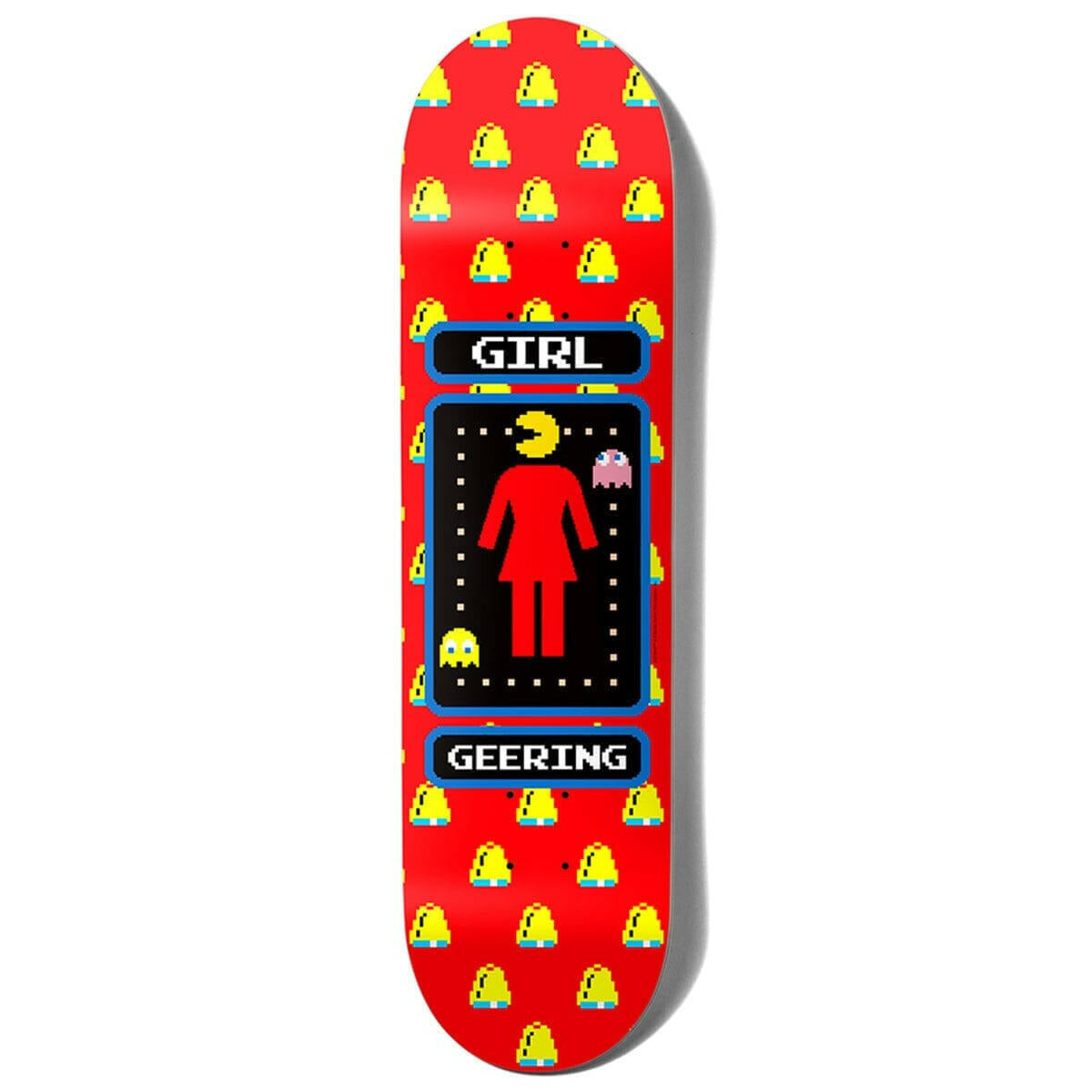 Girl - Breana Geering Pac-Man 8.0 Skateboard Deck.