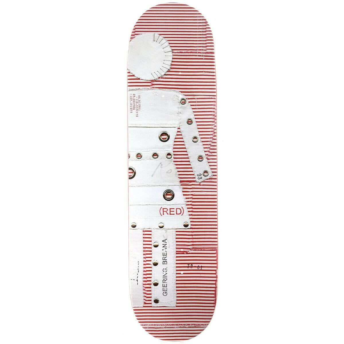 Girl - Breana Geering (RED) Stripe 8.0 Skateboard Deck.