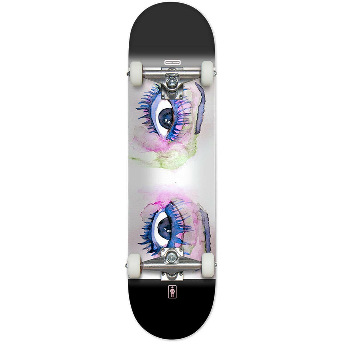 Girl - Breana Geering Party Eyes 7.75 Complete Skateboard.