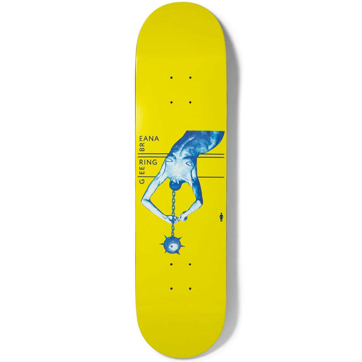 Girl - Breana Geering Orgasm Addict 8.0 Skateboard Deck.