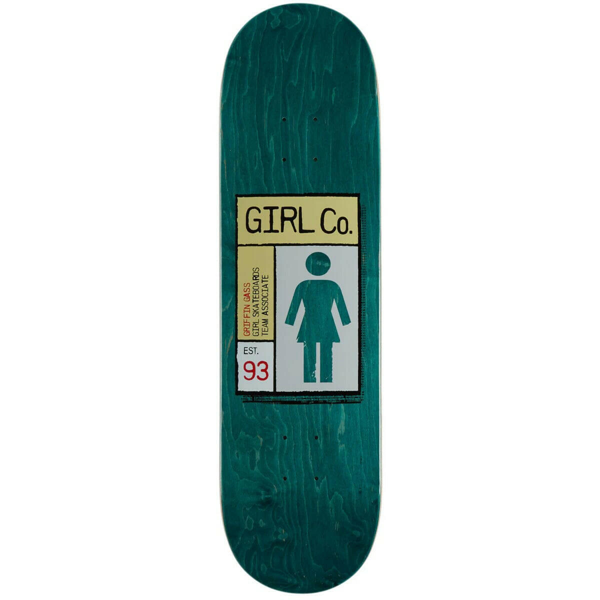 Girl - Griffin Gass Gridbox 8.25 Skateboard Deck.