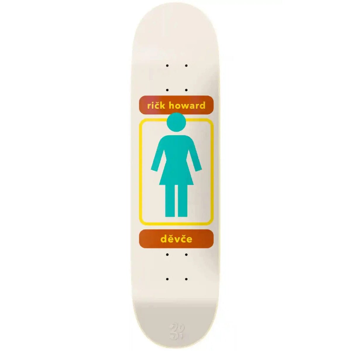 Girl - Rick Howard 93 Til 8.25 Skateboard Deck.