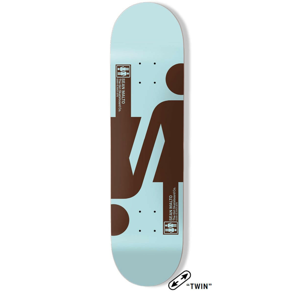 Girl - Sean Malto Double OG 8.25 Skateboard Deck.