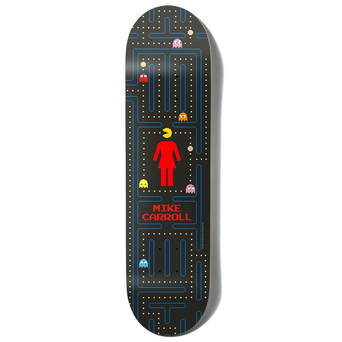Girl - Mike Carroll Pac-Man 8.0 Skateboard Deck.