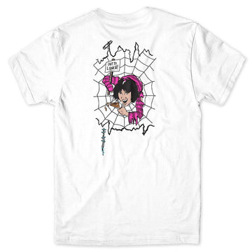 Girl - Out To Lunch Tee White.