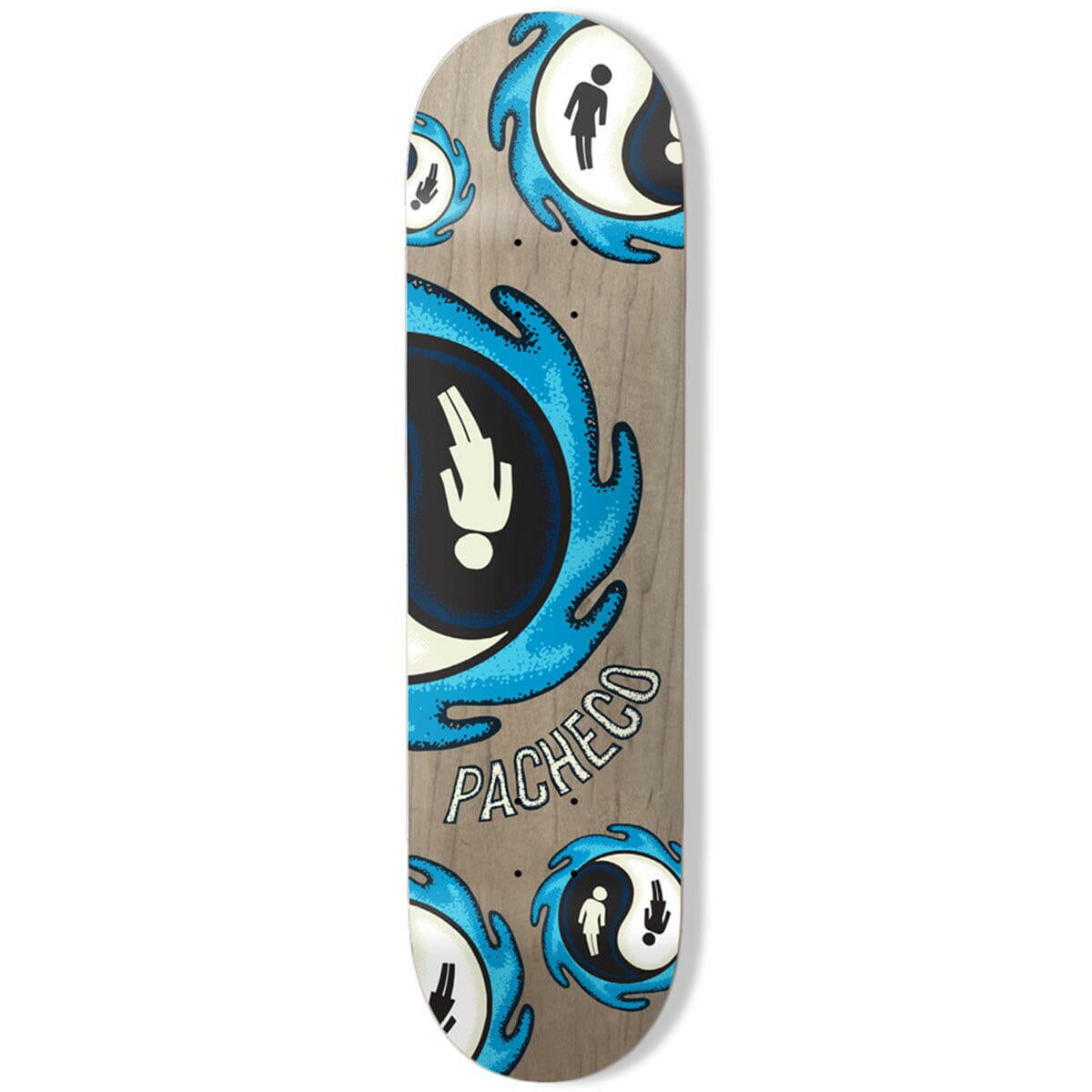 Girl - Tyler Pacheco Yin-Yang 8.375 Skateboard Deck.