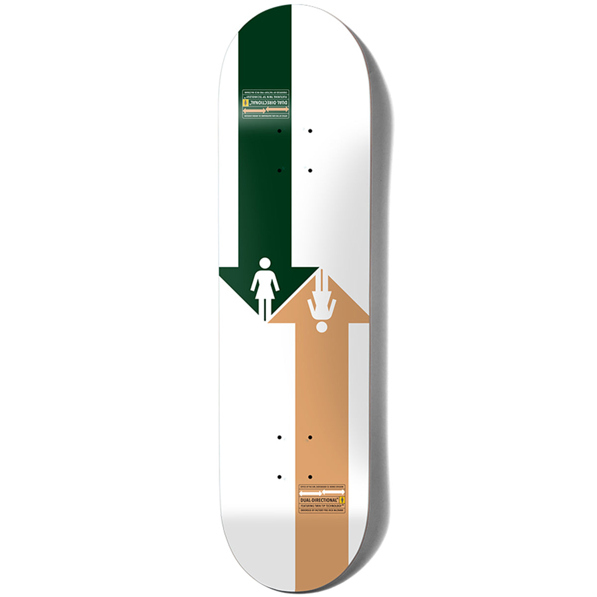 Girl Rick McCrank Dual Directional 8.5 Skateboard Deck
