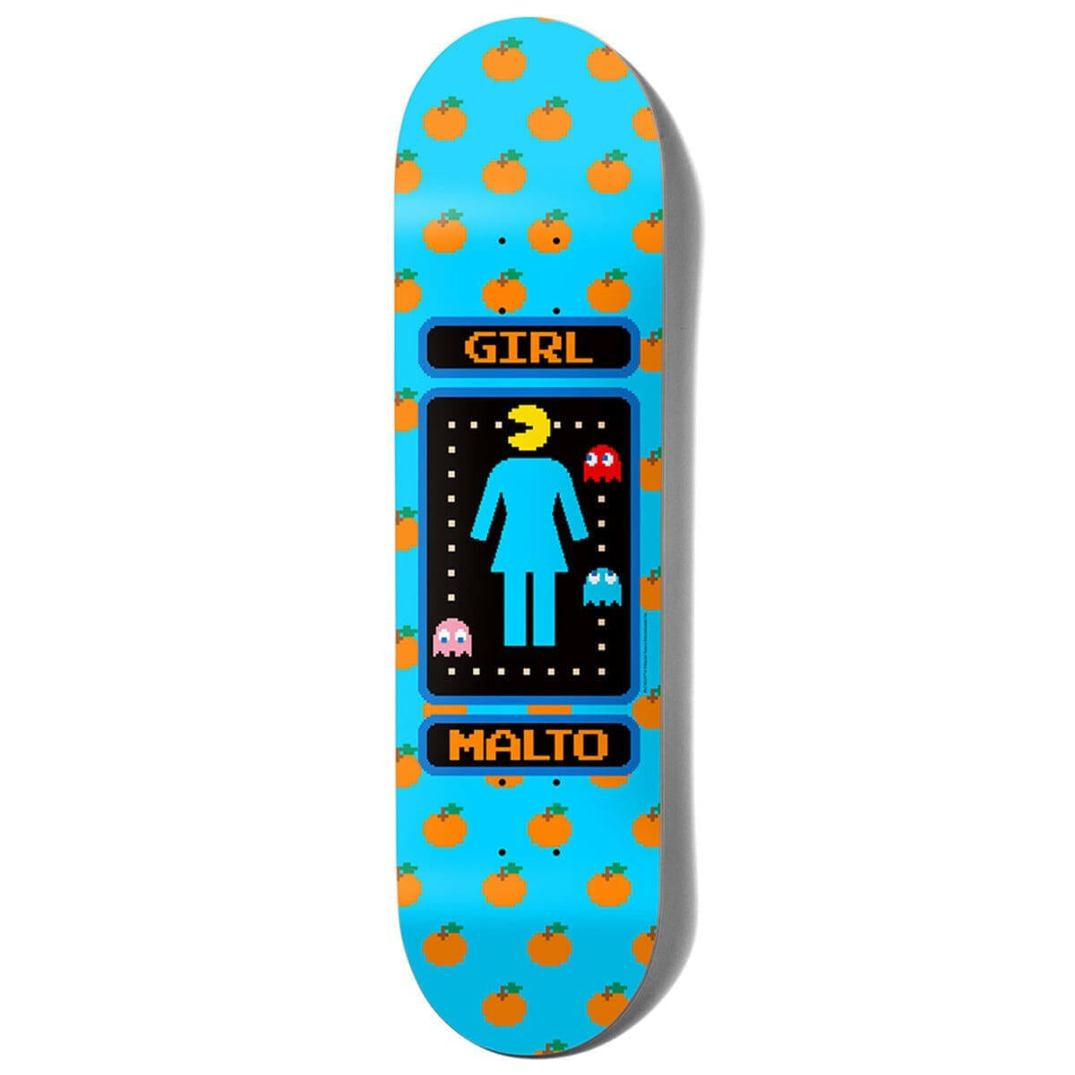 Girl - Sean Malto Pac-Man 8.25 Skateboard Deck.