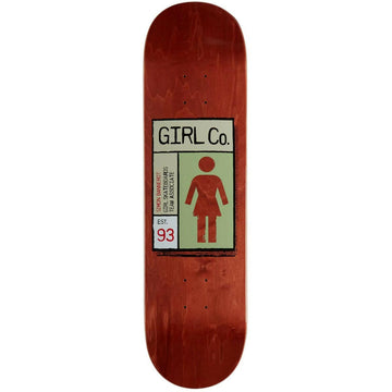 Girl - Simon Bannerot Gridbox 8.25 Skateboard Deck.