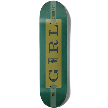 Girl - Simon Bannerot Serif Twin 8.25 Skateboard Deck.