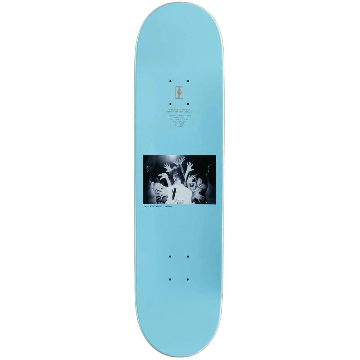 Girl - Spike Jonze Karen O 8.25 Skateboard Deck.