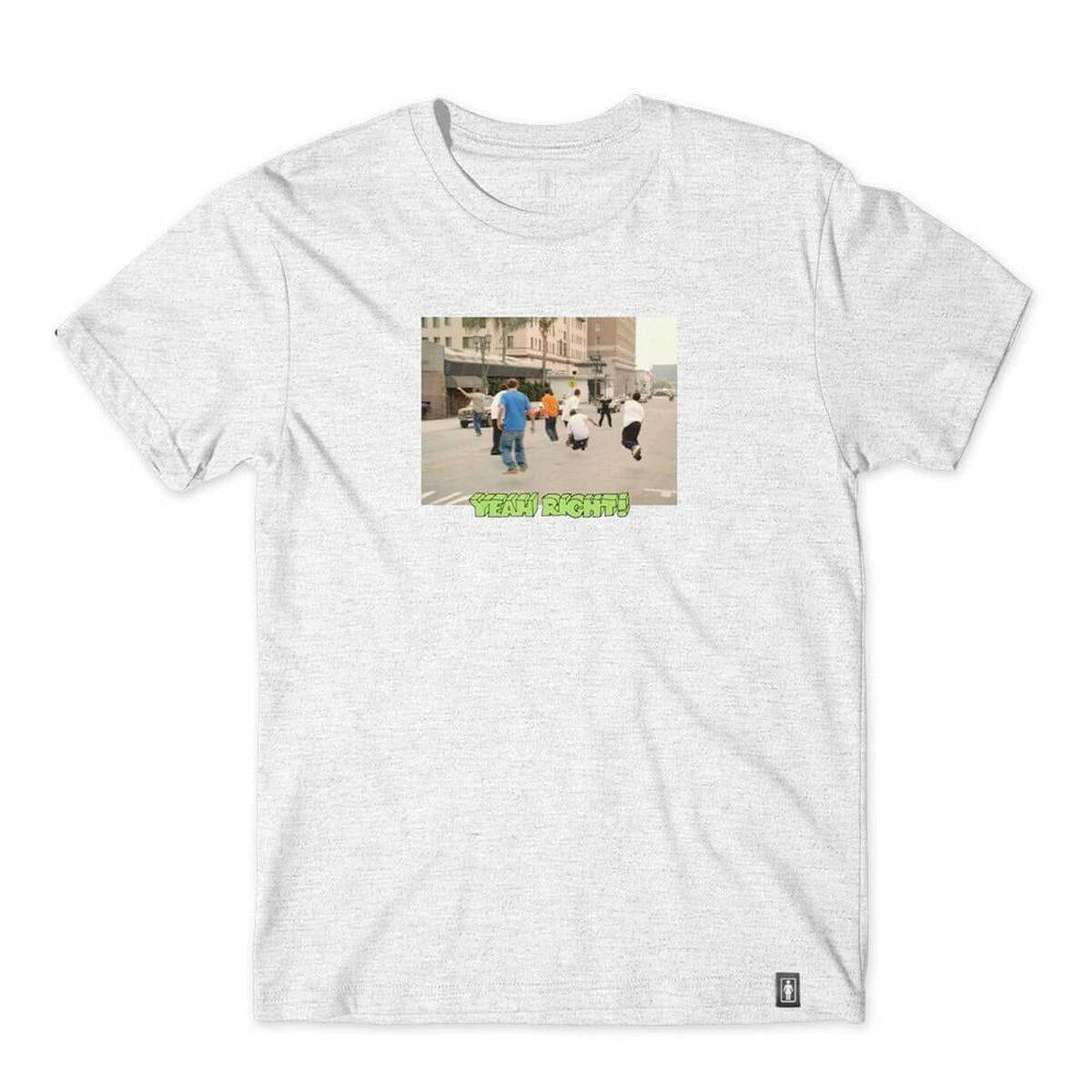 Girl - Yeah Right Photo Tee Sport Grey.