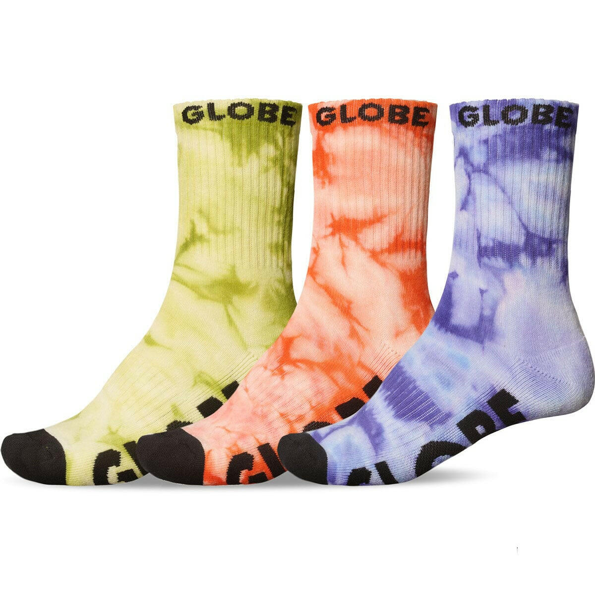 Globe - All Tied Up Youth Socks Multi 3 Pack.