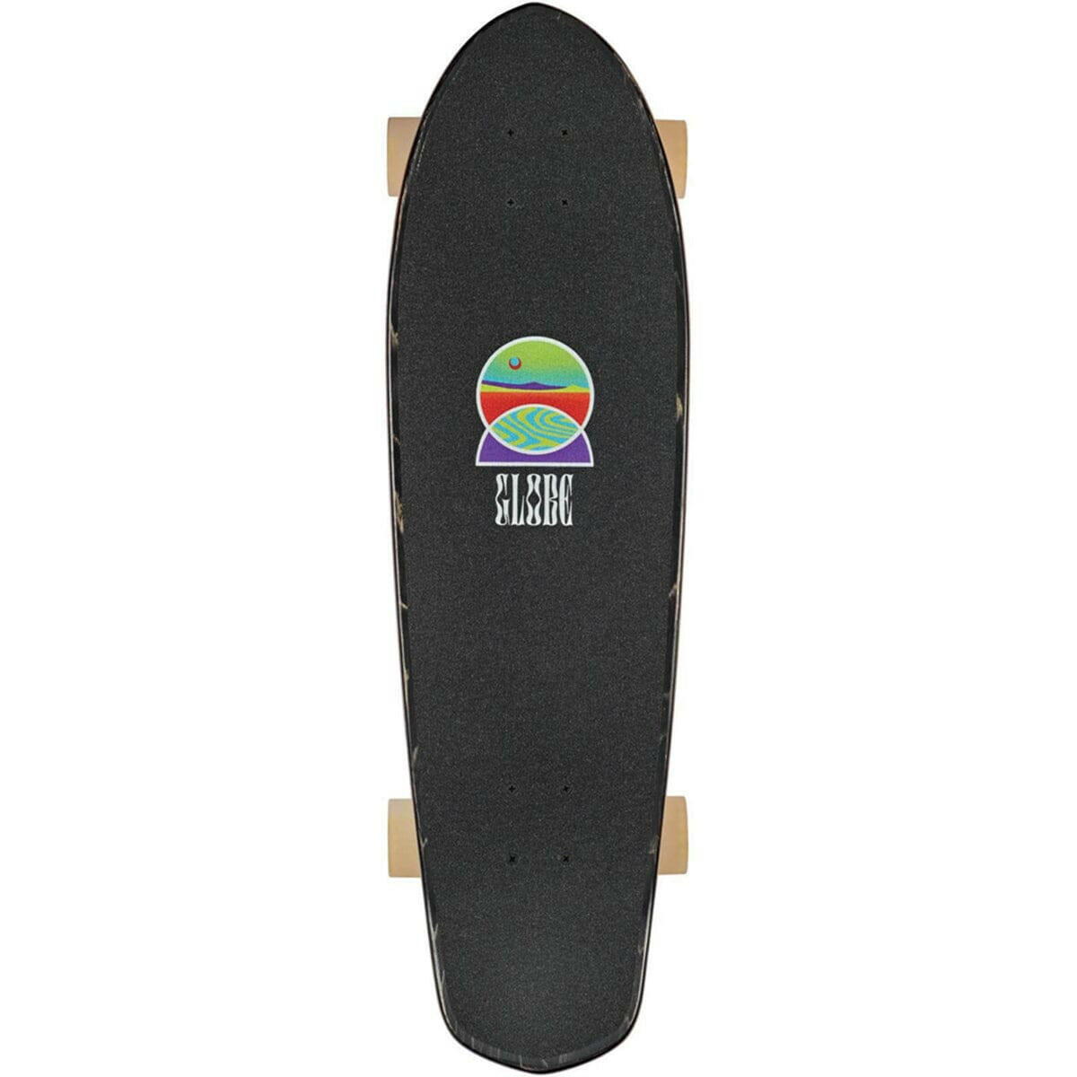 Globe - Big Blazer Melted Mountains Cruiser 9.125 Complete Skateboard.