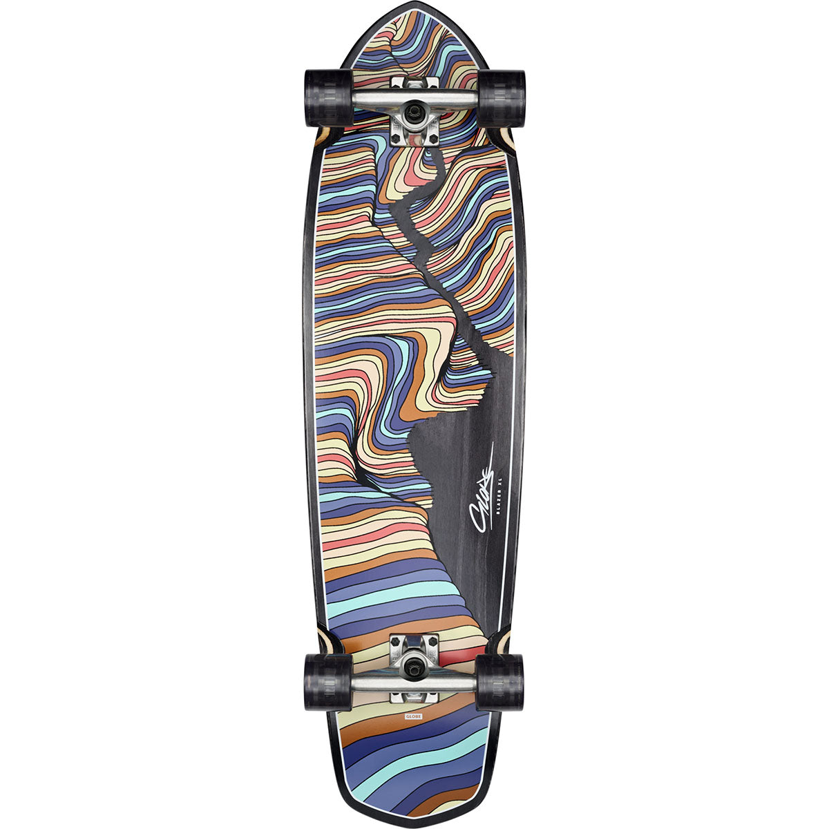 Globe Big Blazer XL Flow Crusier 9.75 Complete Skateboard