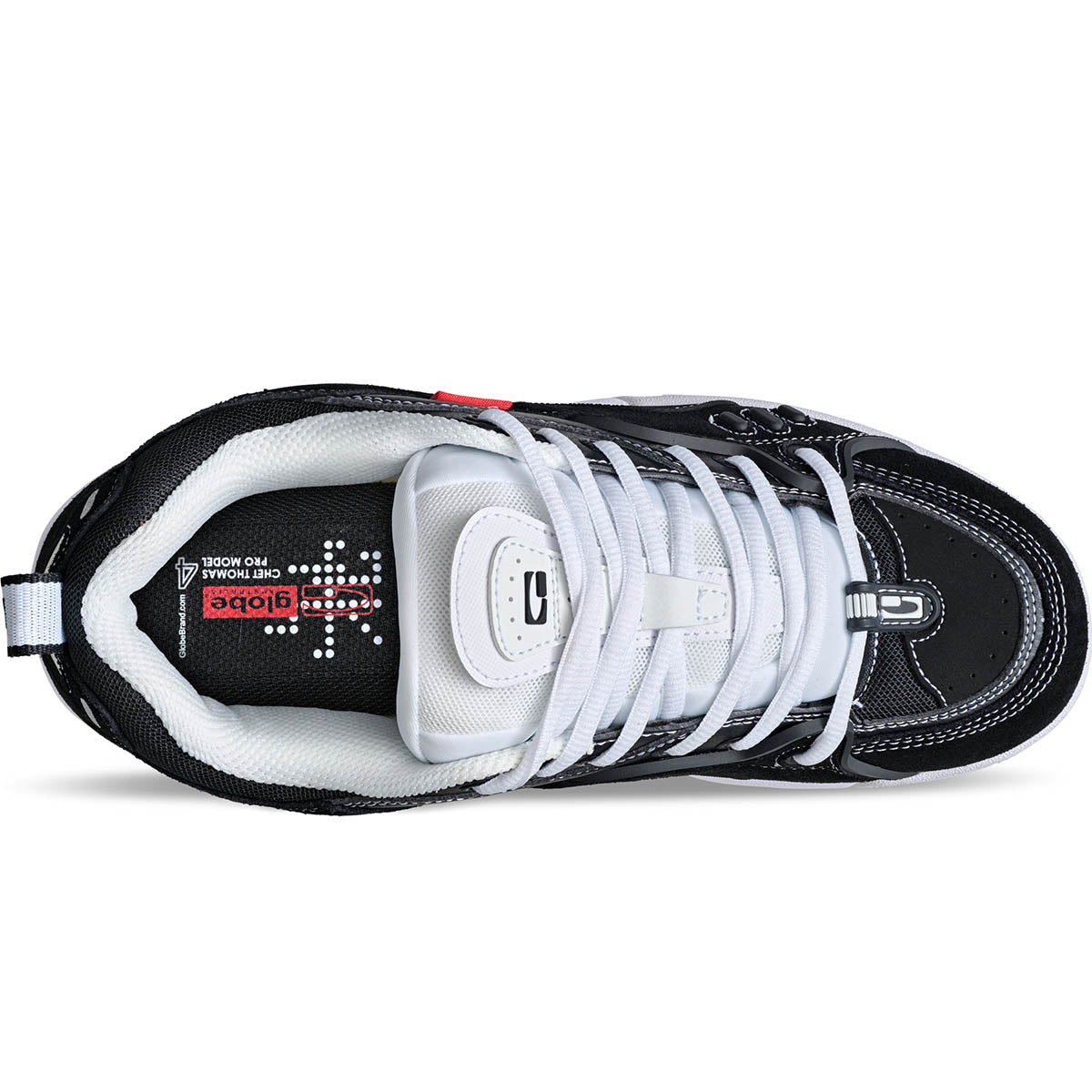 Globe CT-4 Shoes Black/White Top