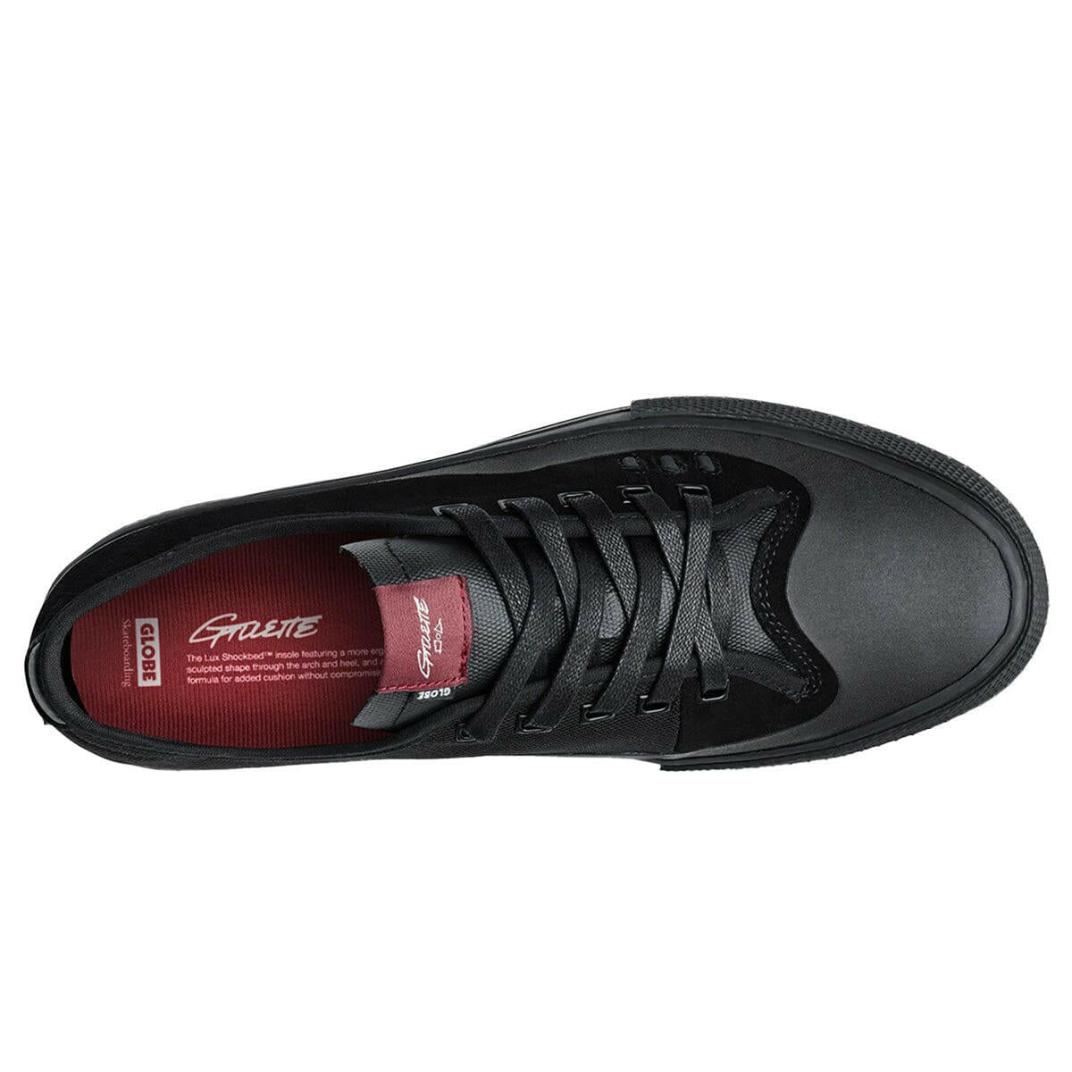 Globe - Gillette Shoes Black/Black/Suede.