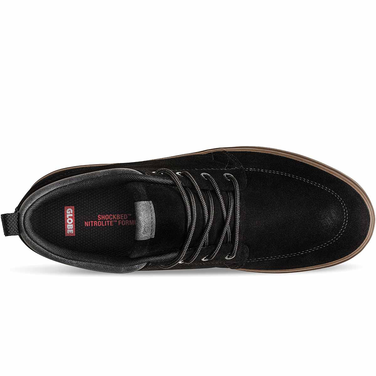 Globe GS Chukka Shoes Black/Grey/Tobacco Top