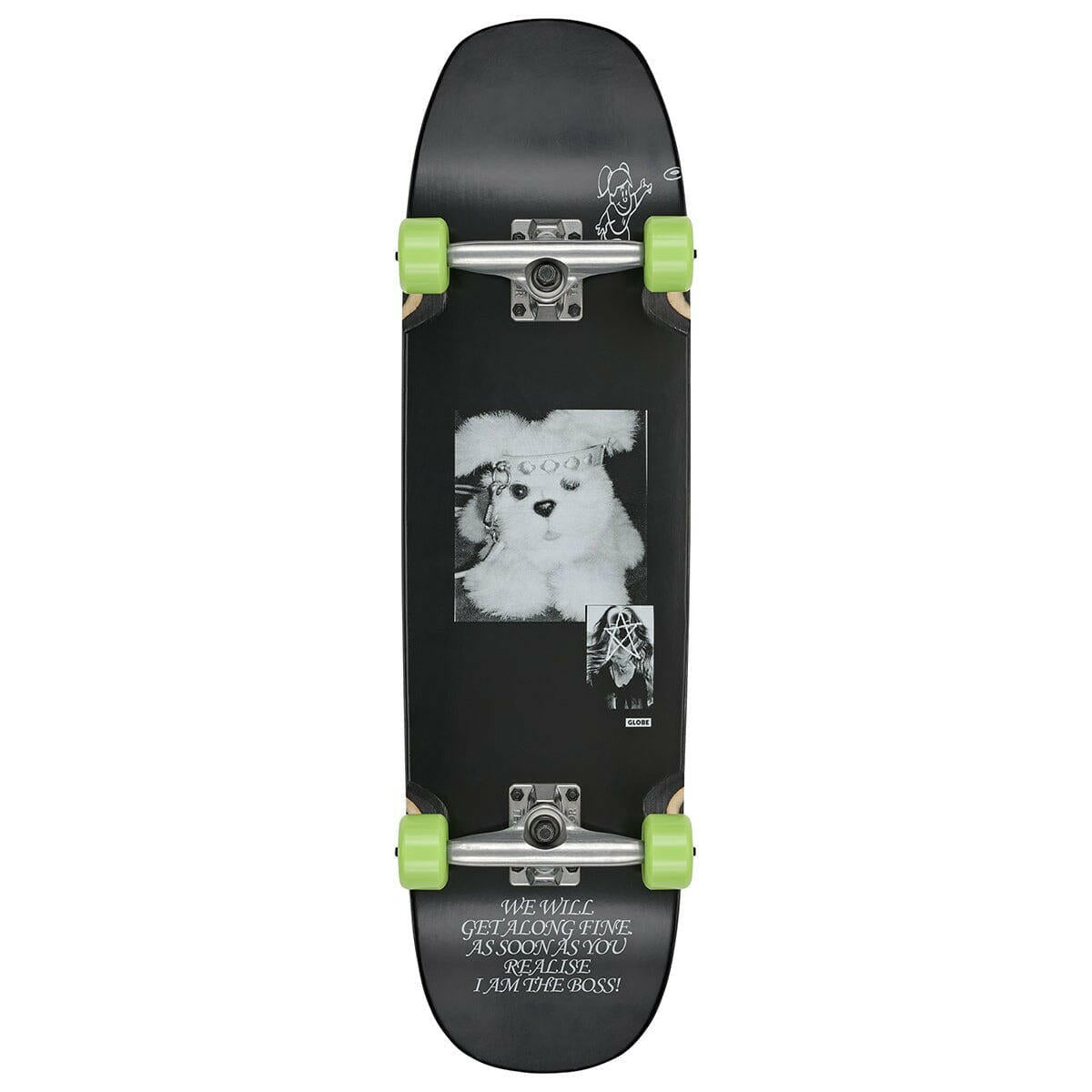 Globe - Hammer Misfit/CUJO XX 8.625 Complete Skateboard.