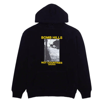 GX1000 - Bomb Hills Not Countries Hoodie Black.