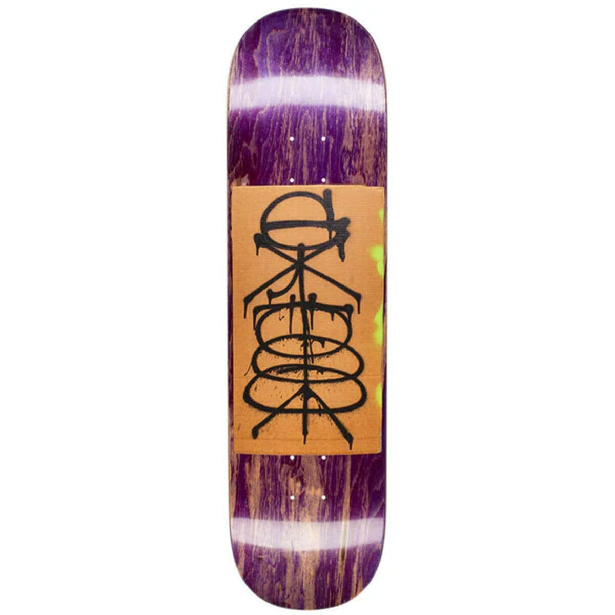 GX1000 - Raw 8.25 Skateboard Deck.