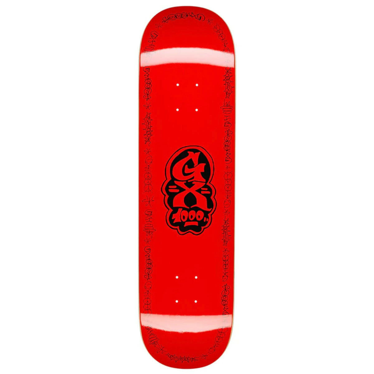 GX1000 - Sketch Red 8.25 Skateboard Deck.