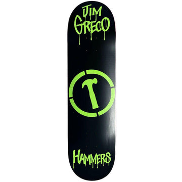 Hammers - Jim Greco Glow Hammer Logo 8.25 Skateboard Deck.