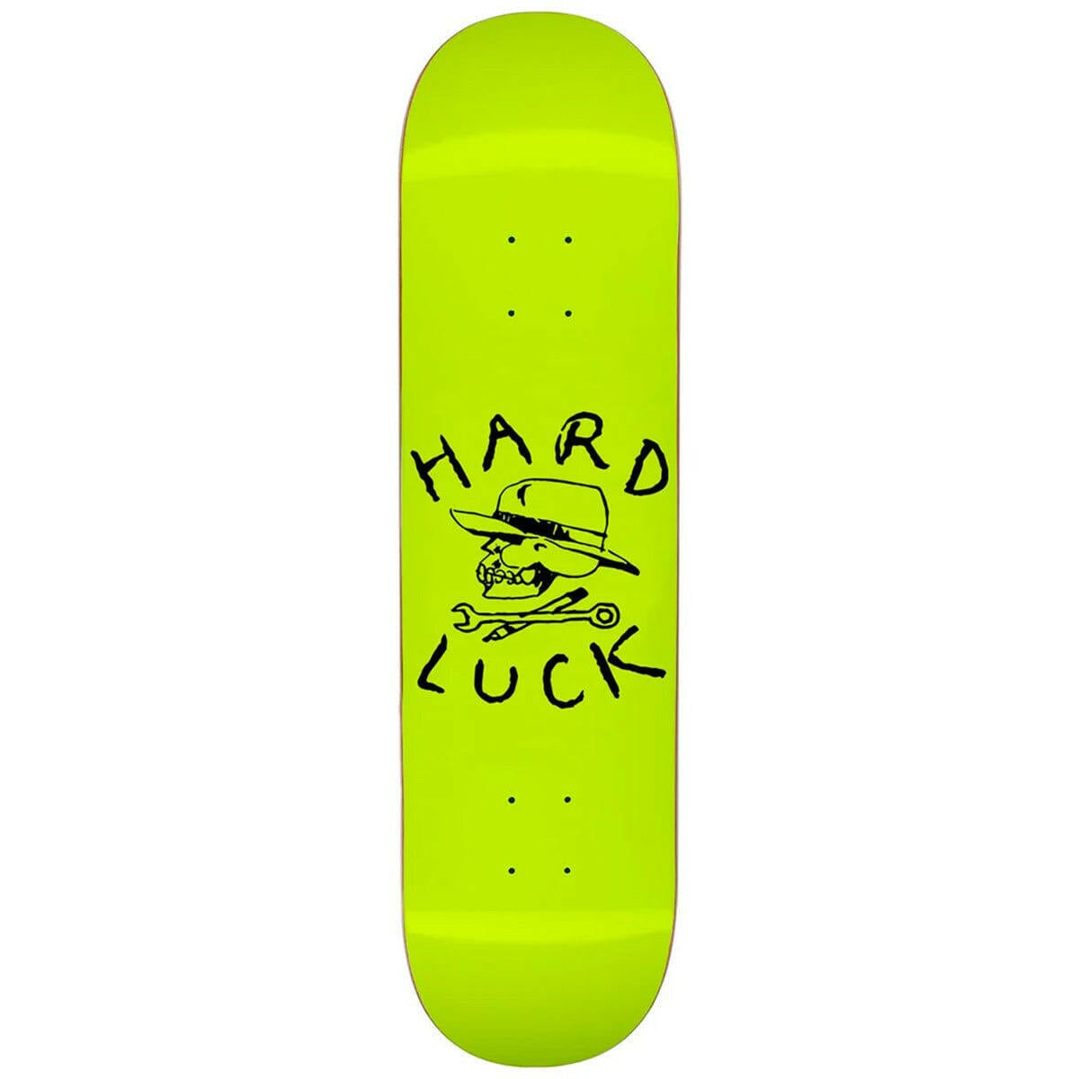 Hard Luck - OG Safety Green 8.5 Skateboard Deck.