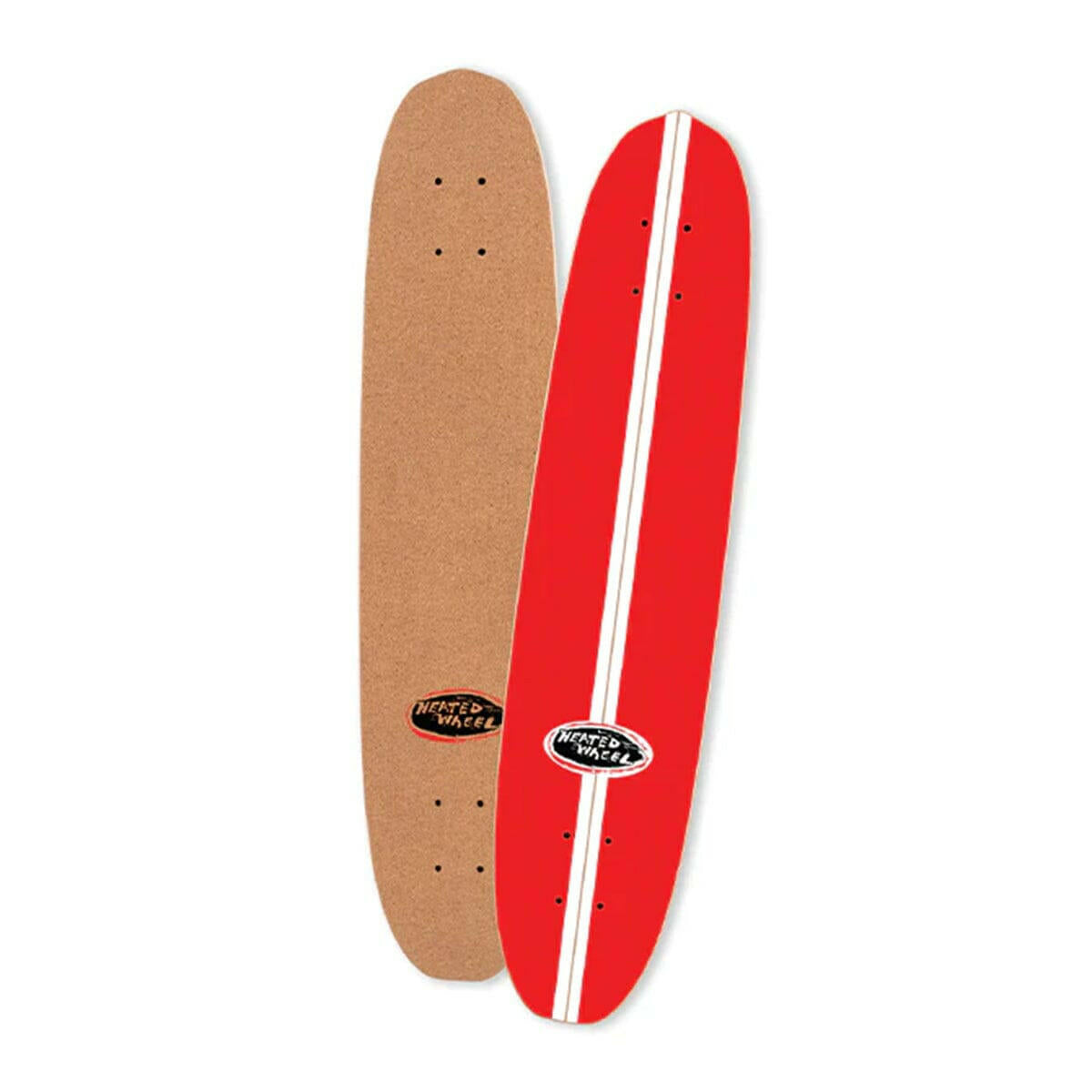 The Heated Wheel - Baja Cork Top Polarizer 6.0 Skateboard Deck.