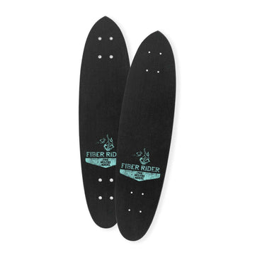 The Heated Wheel - Fiber Rider Polarizer 6.0 Skateboard Deck.