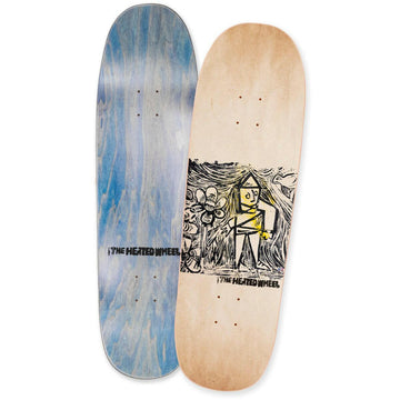 The Heated Wheel - Flower Guy 9.25 Skateboard Deck.