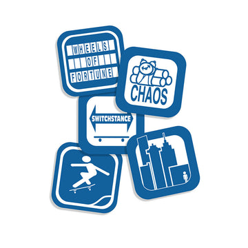 411VM - Assorted Icons Sticker Pack.