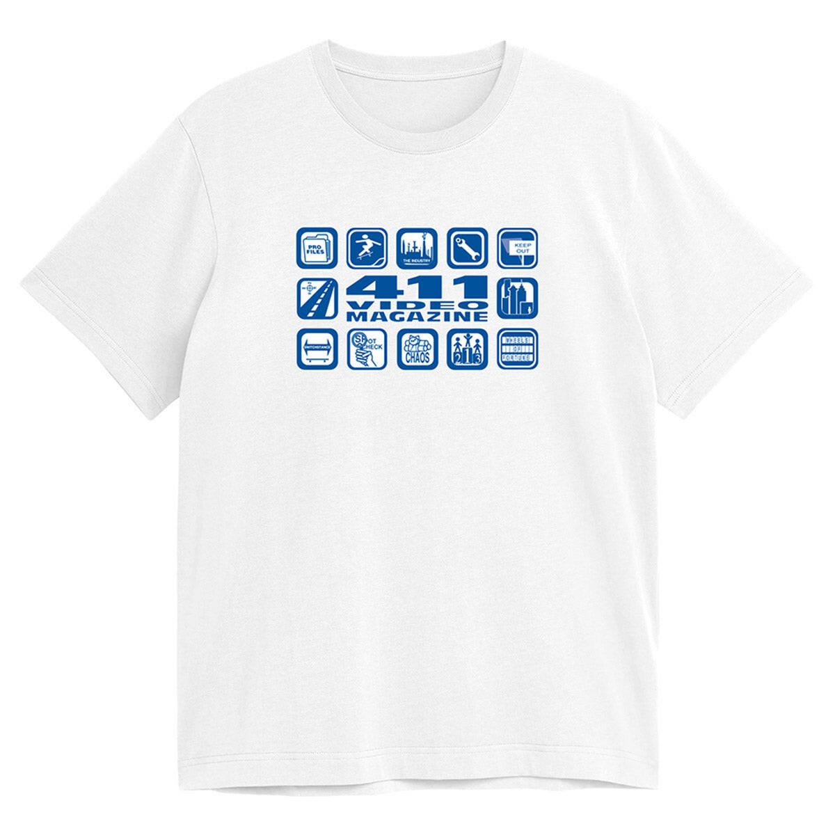 411VM - Icons Tee White.