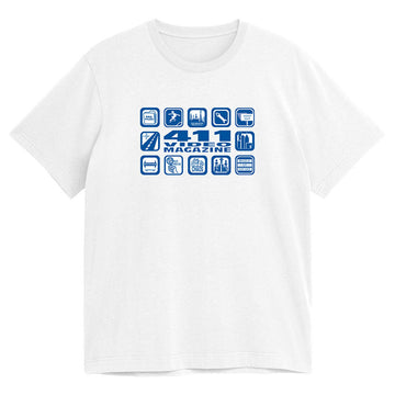 411VM - Icons Tee White.